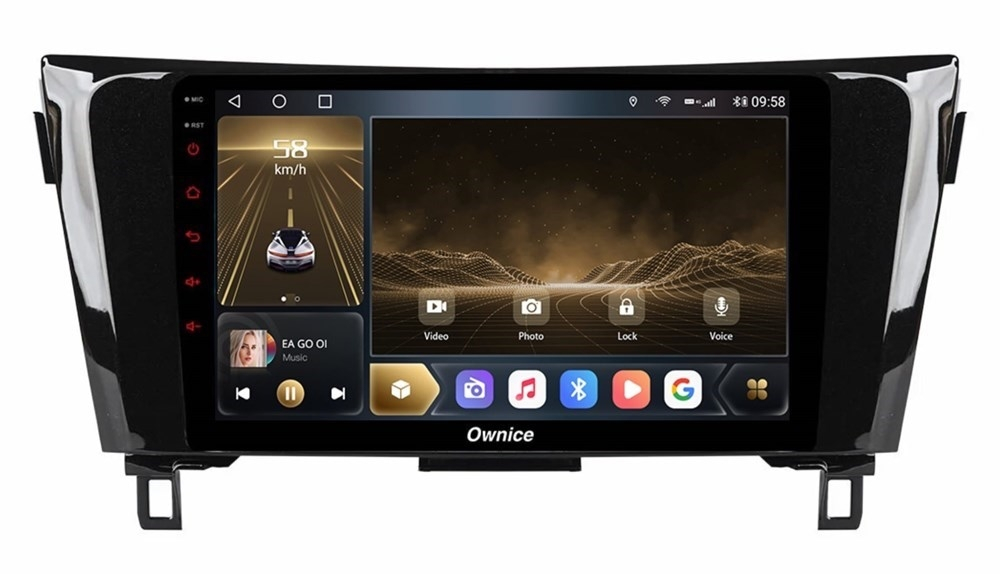 Штатная магнитола OWNICE OL-1675-P для Nissan Qashqai II, X-Trail III (T32) 2015-2019 на Android 10.0