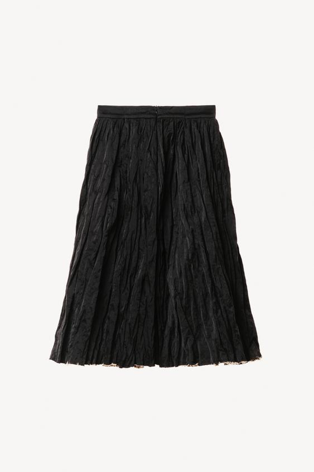 ZARA X WILLY CHAVARRIA ЮБКА МИДИ В СКЛАДКУ, ТЕМНО-СИНИЙ