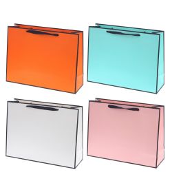 GAEM Пакет подарочный L (бумага 230г/м2, блок микс 12шт), L46 W15 H35 см, 4в.