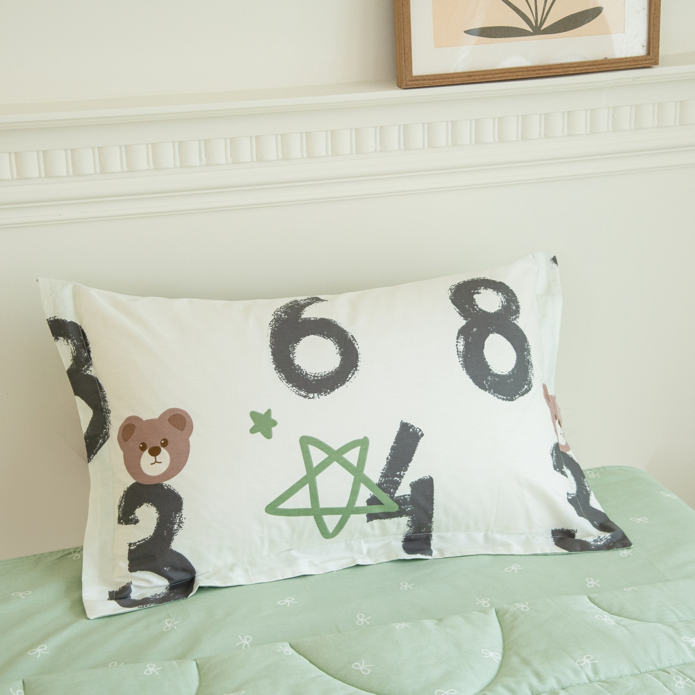 Комплект постельного белья Сатин с Одеялом Young 100% хлопок на резинке OBKR018