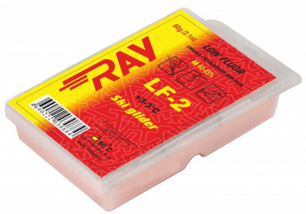 Парафин RAY LF-2 +3-3°С смазка скольжения красная (60г)