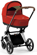 Коляска для новорожденных Cybex Priam IV Chrome Brown Autumn Gold