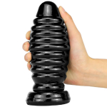 Анальная втулка большая Bolt Plus черная 21 см