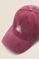 Кепка KUL'TURA "Logo K" Garment Dyed Бордовый