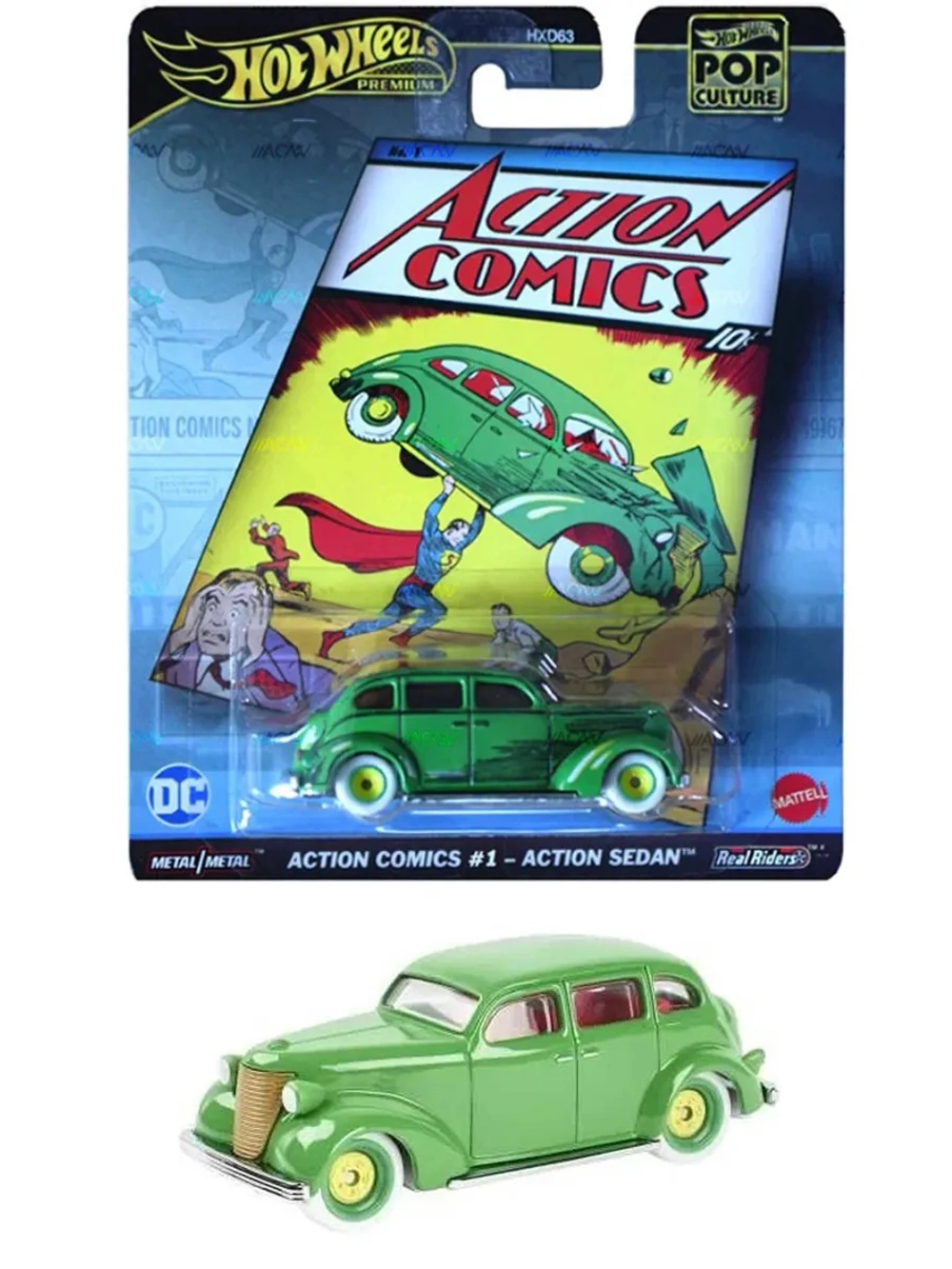 Машинка Хот Вилс Премиум Action Sedan HXD63 HVJ50