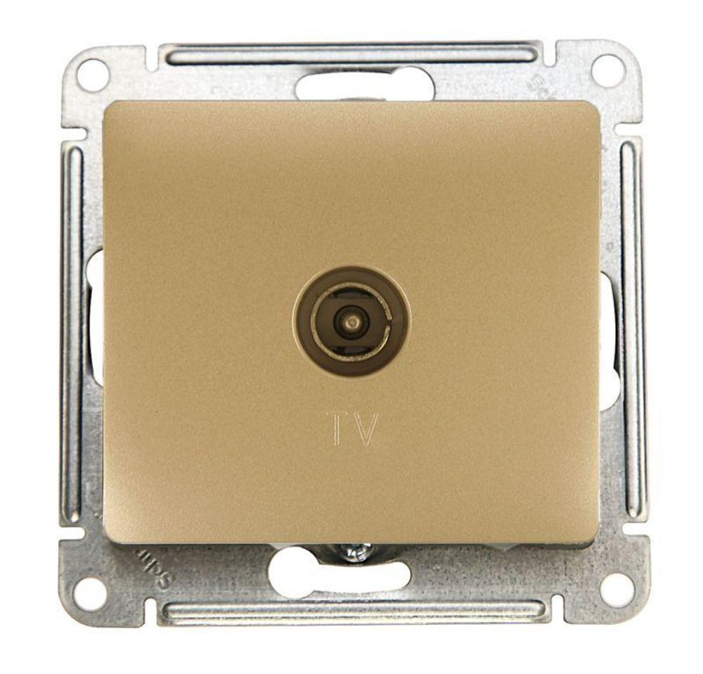 Розетка телевизионная TV Glossa коннектор механизм перламутр SE GSL000693 Розетка телевизионная TV Glossa коннектор механизм перламутр SE GSL000693