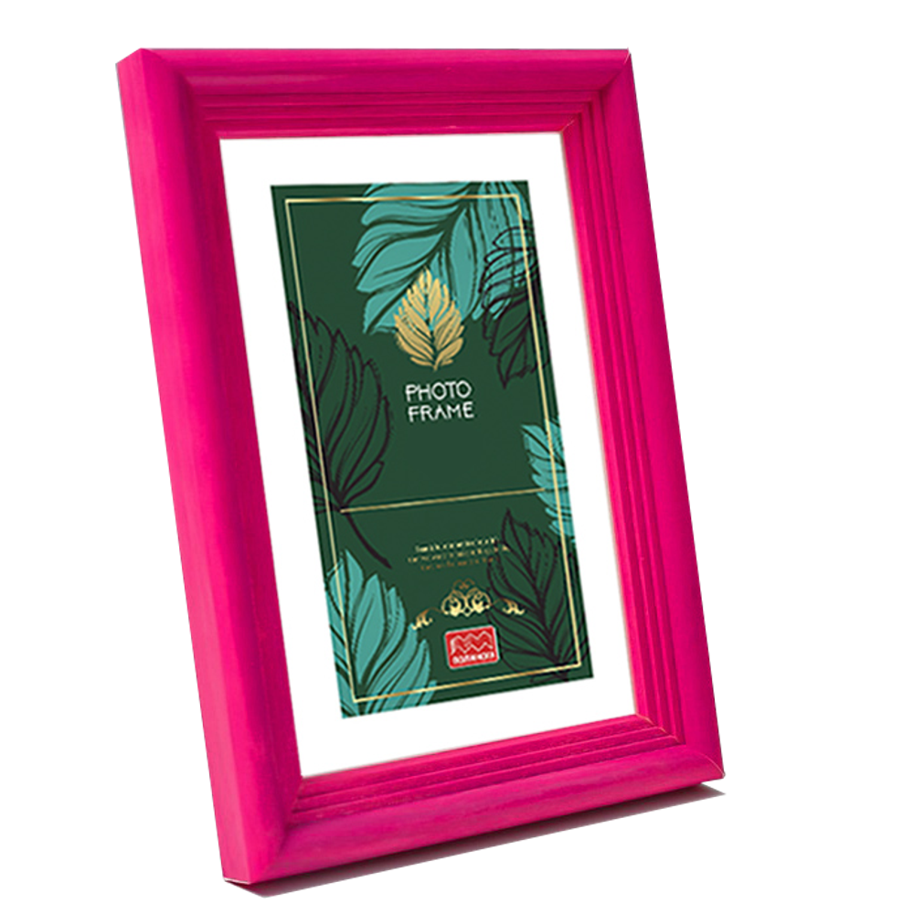 Фоторамка сосна 15х21 см малиновая