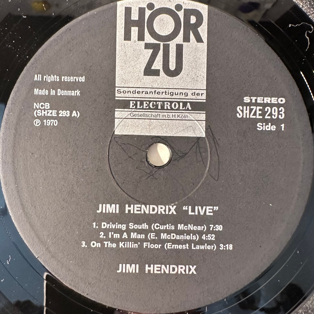 Jimi Hendrix ‎– Live (Дания 1970г.)