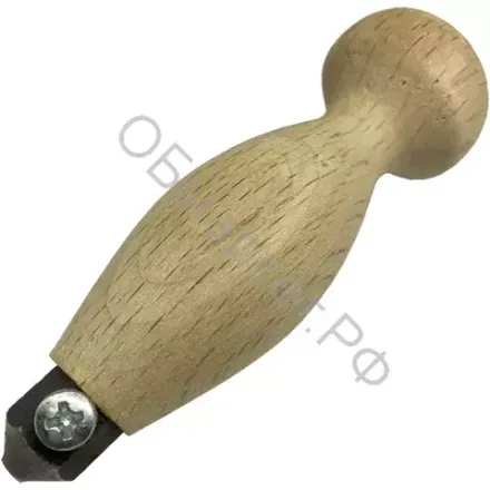 Ручка цанговая (ручка дерево 8см)