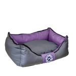 Лежанка для собак размер S двухсторонняя сиреневая Царь-лежанка Lapalandia