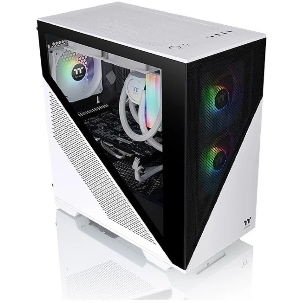 Корпус для компьютера Корпус Thermaltake Divider 170 TG ARGB Snow / White CA-1S4-00S6WN-00 / Win / SPCC / Tempered Glass*1 / 120mm ARGB PWM Fan*2