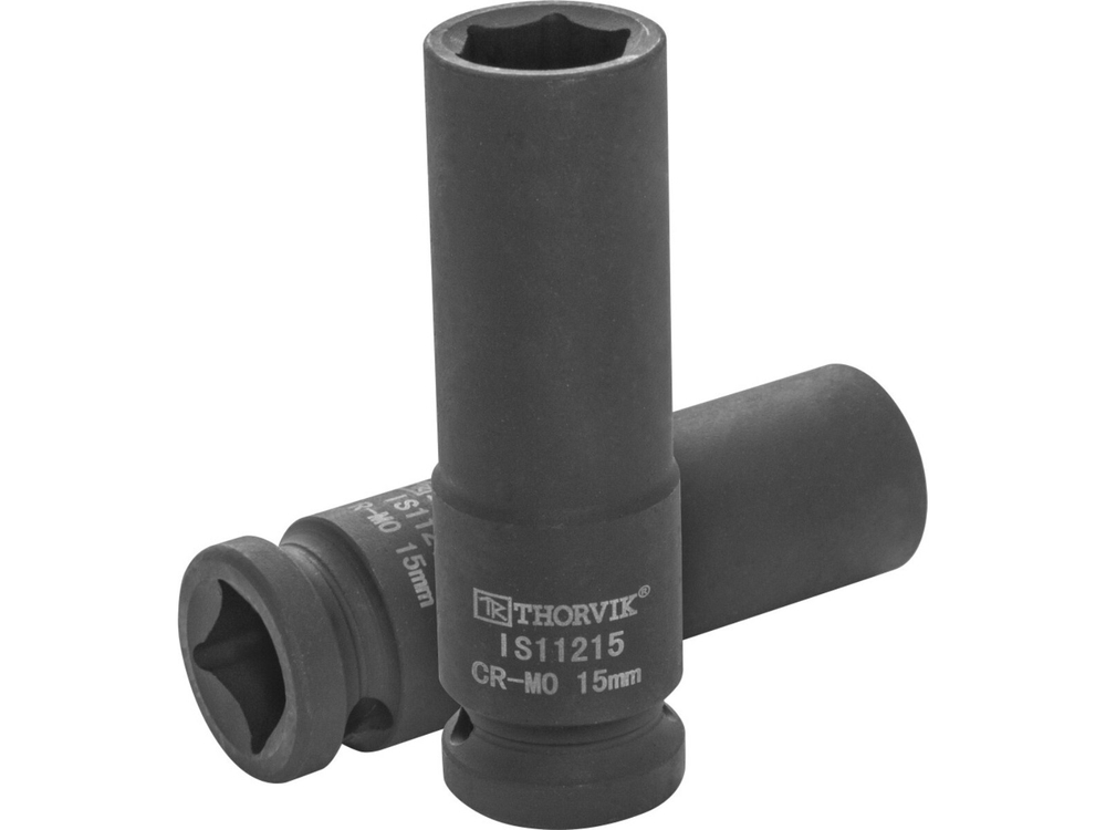 IS11215 Головка торцевая ударная глубокая 1/2"DR, 15 мм