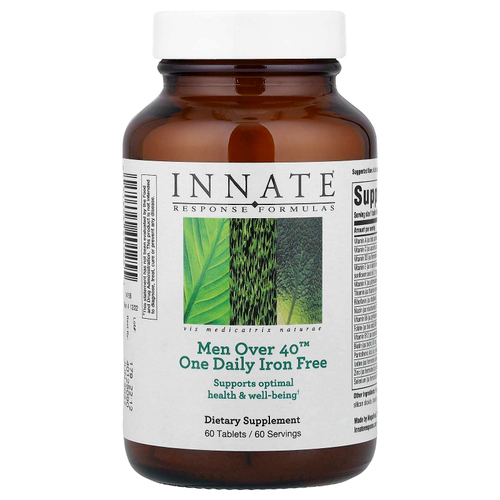 Innate Response Formulas, Men старше 40™, одна таблетка в день, без железа, 60 таблеток