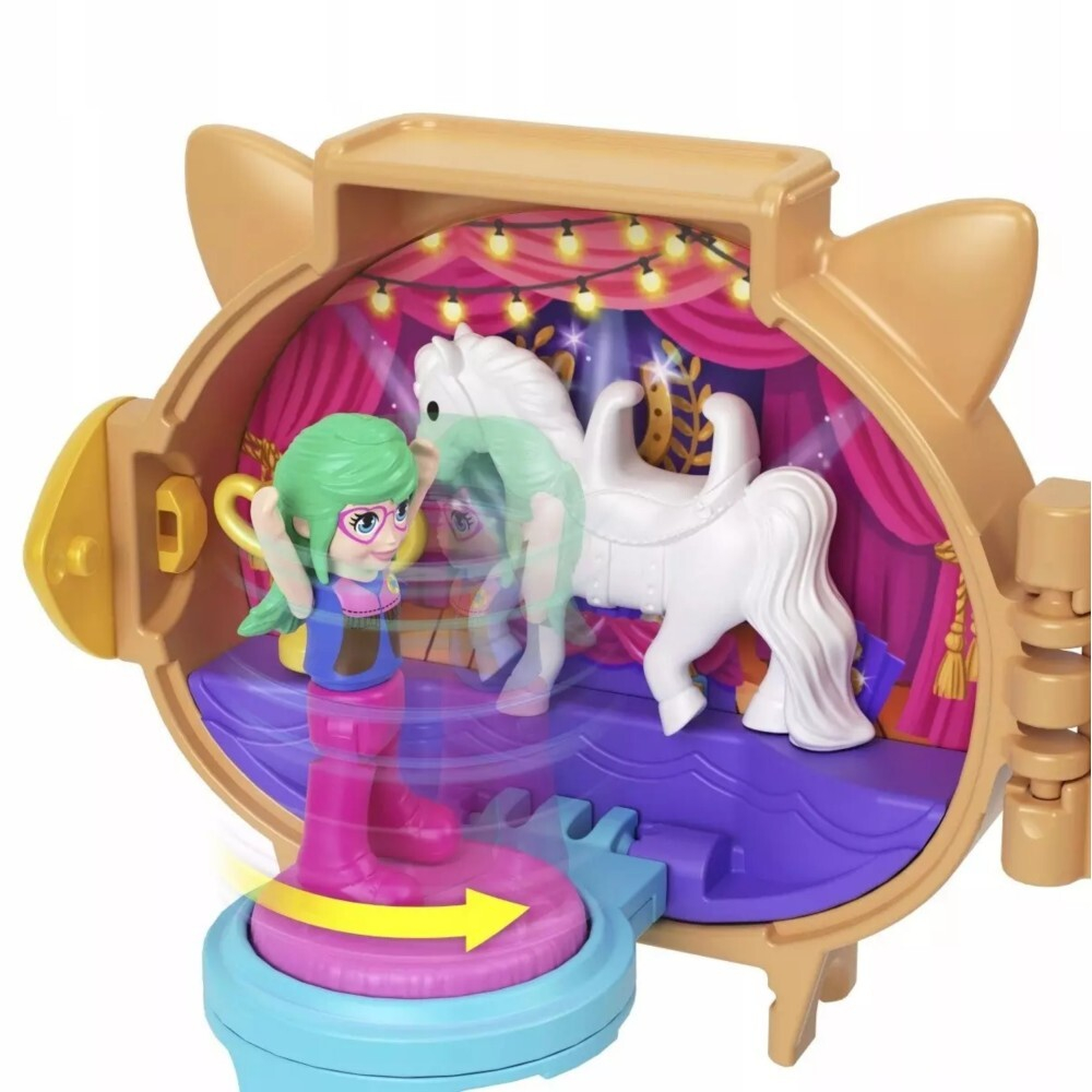 Polly Pocket - Компактный набор Пони с куклой + аксессуары JCB20
