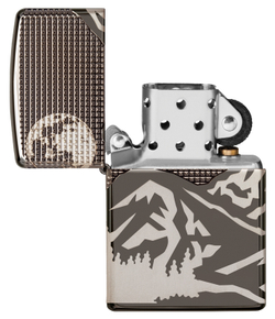 Зажигалка Armor™ High Polish Black Ice® ZIPPO 49299