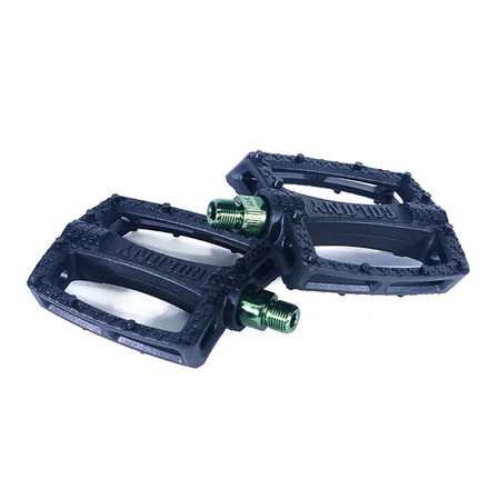 Педали Fantastic Plastic Pedals 9/16" - Nylon/Fibre Mix, цвет черно-зеленый, арт. I19-910T COLONY