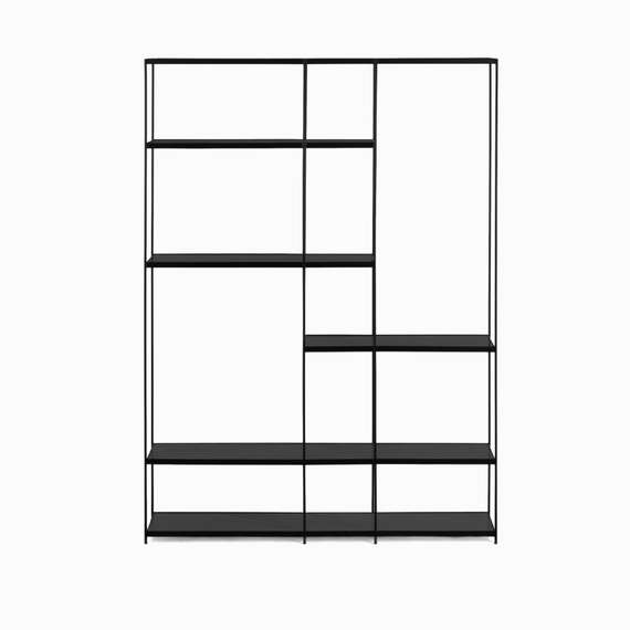 Стеллаж Copenhagen 215х150 см, черный