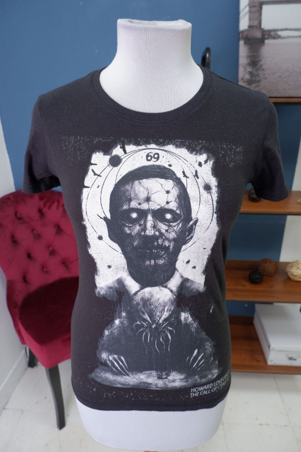 Футболка Hanes с принтом 44 размер