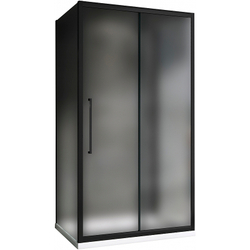 Душевой уголок Abber Schwarzer Diamant 130x80 AG30130BMH-S80BM-S80BM профиль Черный стекло матовое