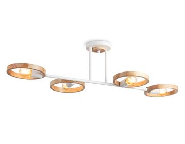 Потолочный светильник со сменной лампой 4*Е27 TR8247/4 WH/LWD белый/светлое дерево Traditional Ambrella