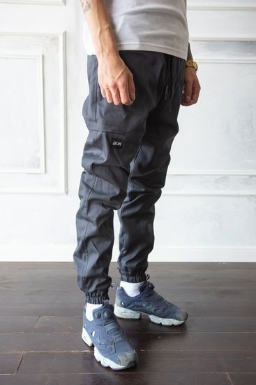 Джоггеры BLK Crown утепленные Pontiac SR(серый)