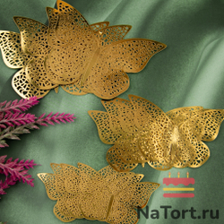 Набор украшений для торта «Бабочки №3», 12 шт