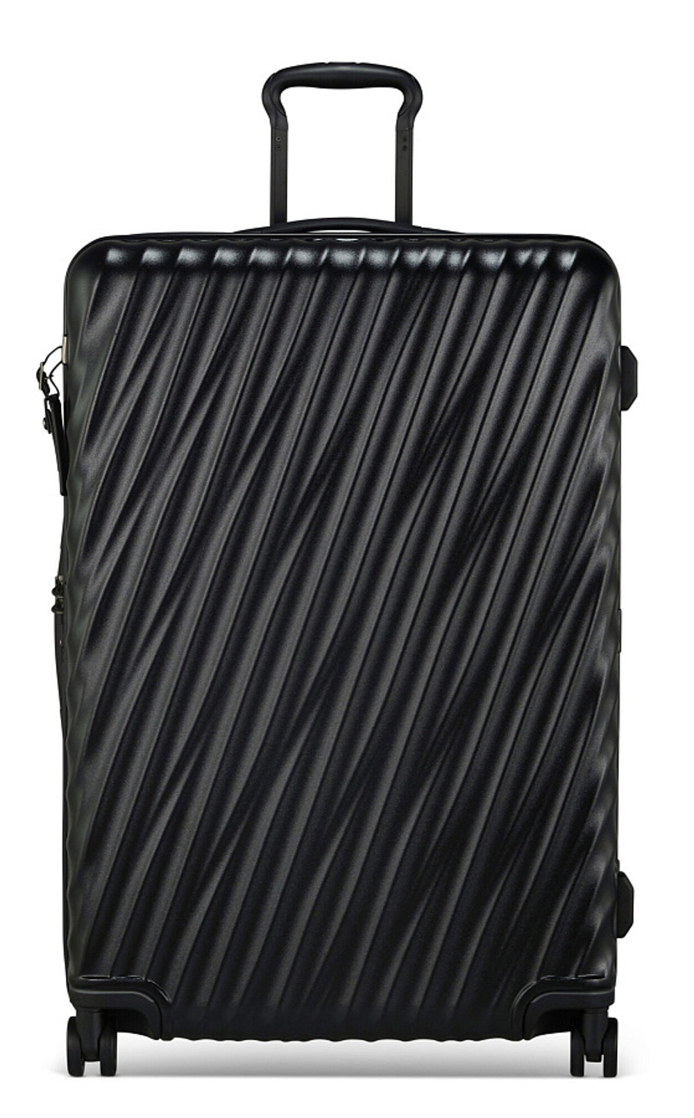 Чемодан большой расширяемый/Text black