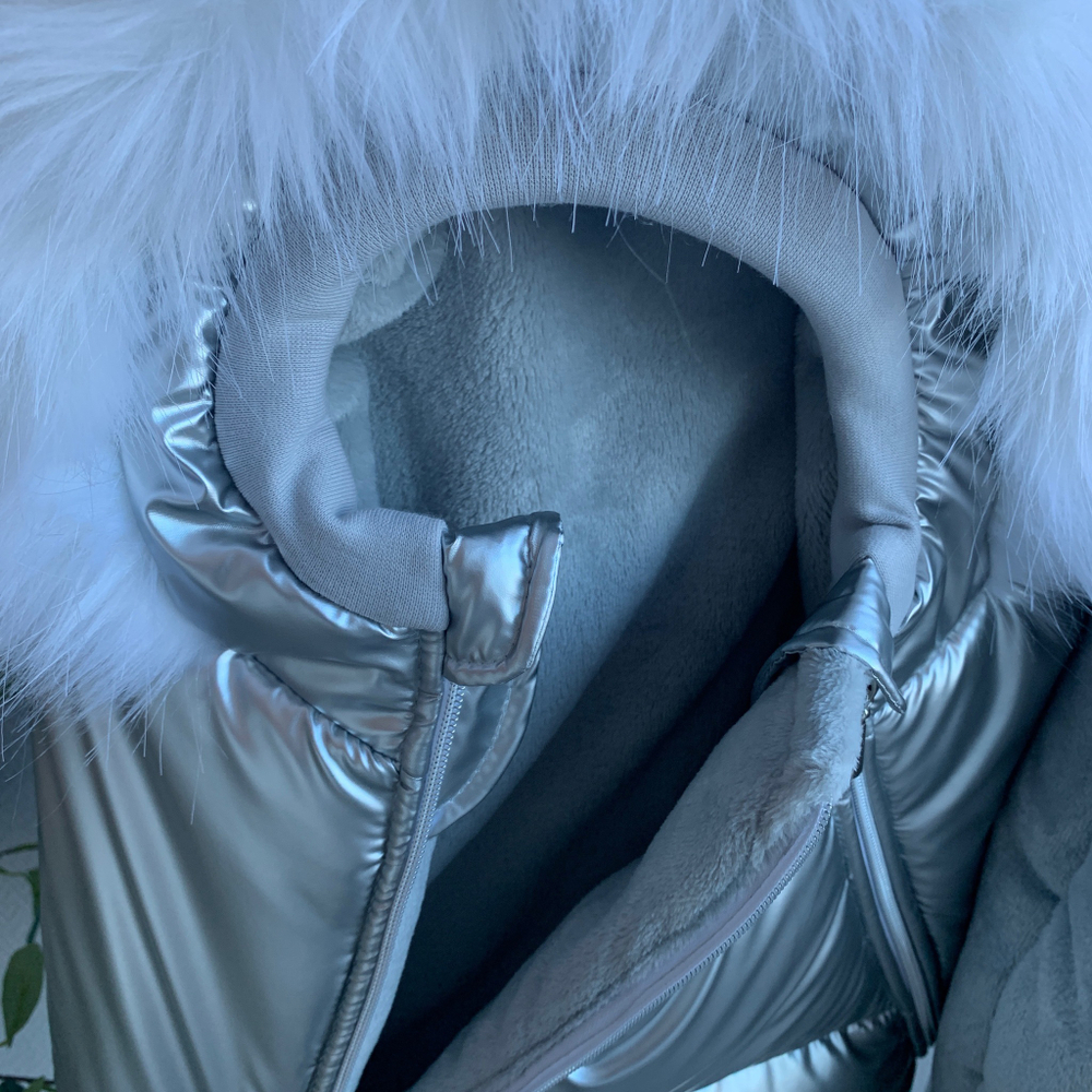 Комплект на выписку "ГЛЭМИ" (5 предметов) ш210/15 (Балу) (Цвет: Серебро-перламутр)