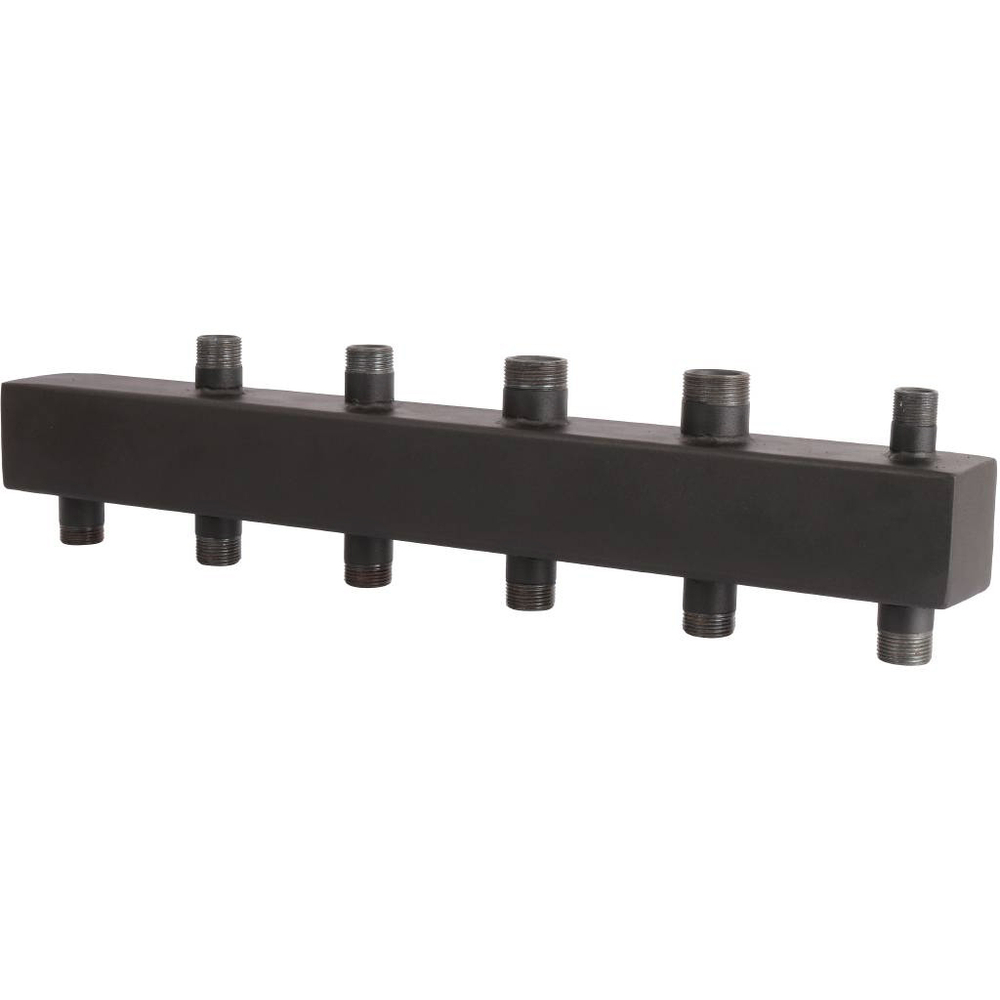ROMMER Стальной распределительный коллектор на 4 отопительных контура 1 1/4"x1"