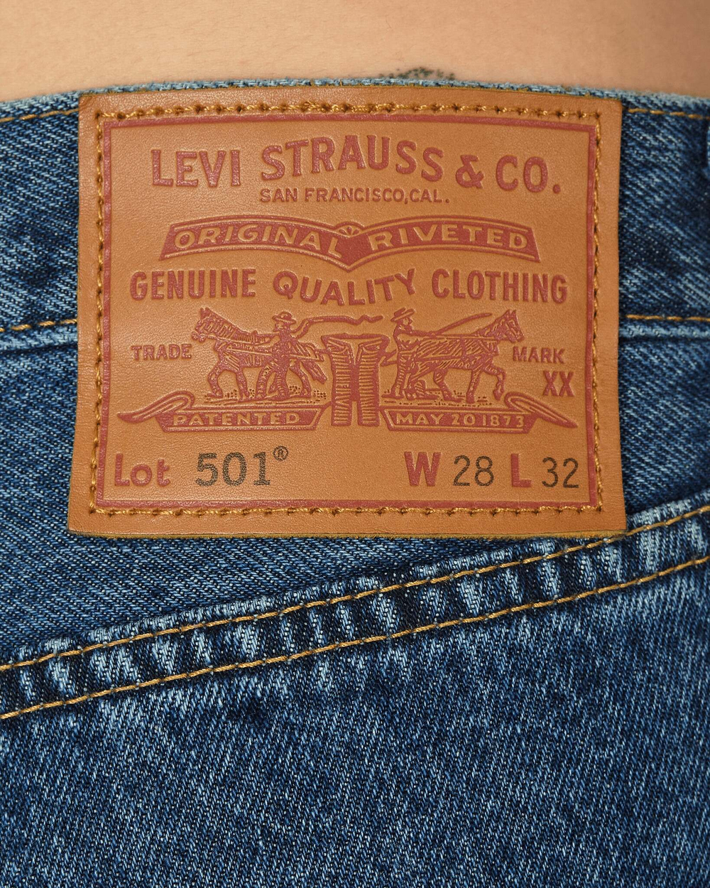 Levi's Джинсы Slam Jam 501® 150Th Anniversary, Потертые В Камне