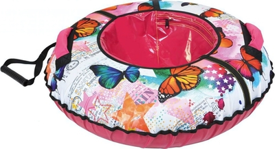 Тюбинг D-950 мм принт, с бабочками