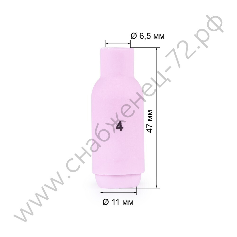 FoxWeld Cопло керам. 6,5мм №4 (701.0107/TC0002, пр-во FoxWeld/КНР)