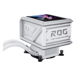 Водяное охлаждение CPU Asus ROG RYUO IV SLC 360 ARGB WHT, 3x120mm, AMOLED-display, Black