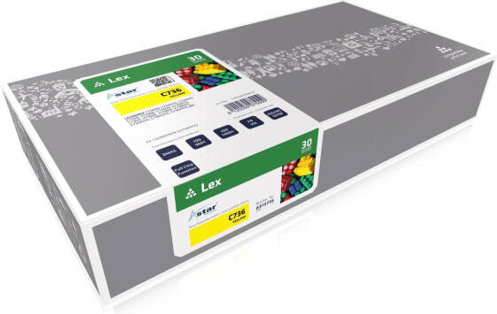 Картридж тонерный Astar AS13736 Желтый