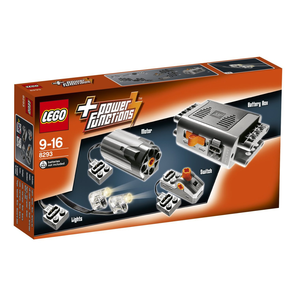 LEGO Technic: Набор с мотором Power Functions 8293 — Power Functions Motor Set — Лего Техник Силовые функции Набор с мотором