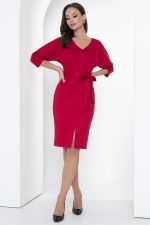 Платье Теплые объятия (вельвет, сангрия) Diolche (Акция)