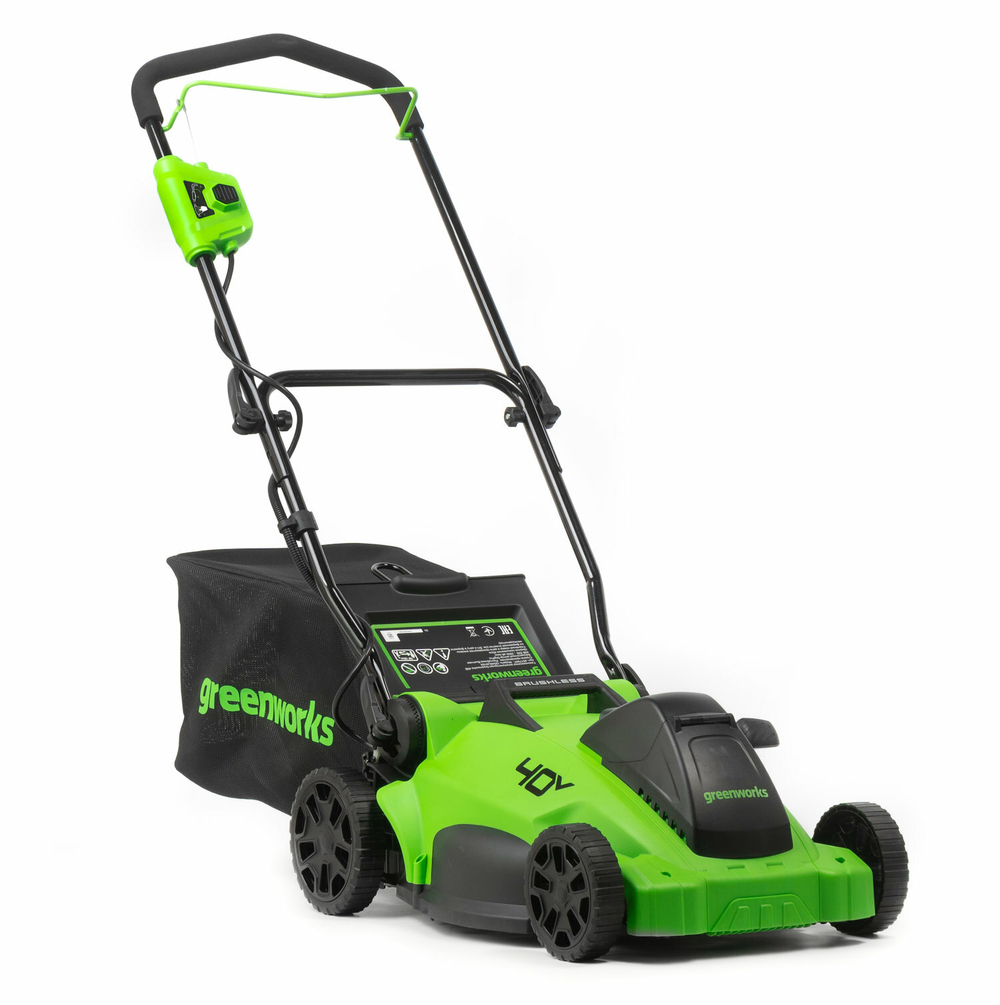 Газонокосилка аккум. GREENWORKS GD40LM16X бесщеточная 41см без АКБ и ЗУ (2517907)