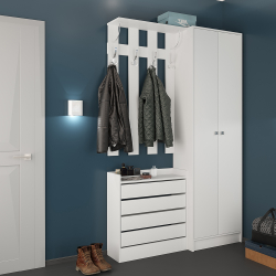 Шкаф Ямайка ЯПШ-1, белый