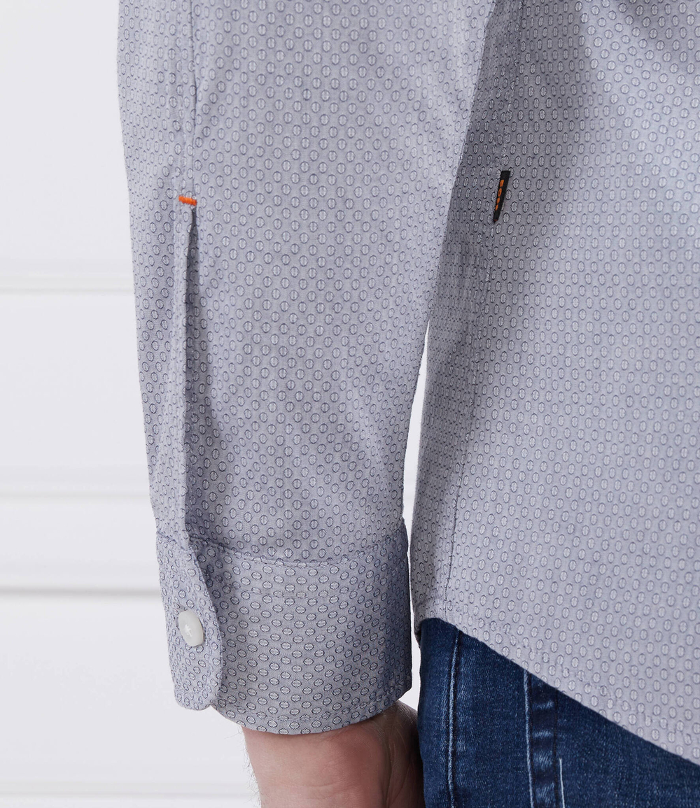 Рубашка Race_1 BOSS ORANGE - серый(50488032)