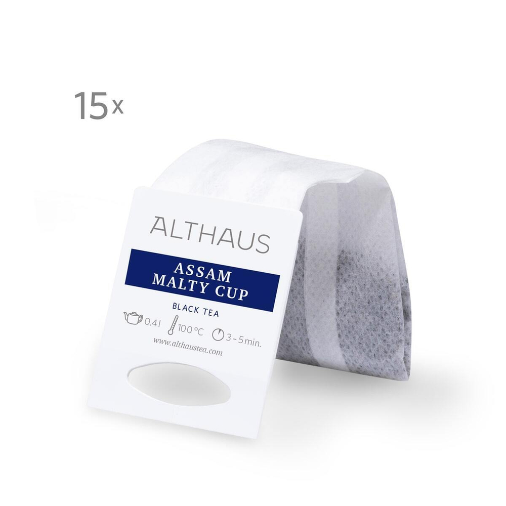 Чай Черный Althaus Assam Malty Cup в пакетиках 15x4г
