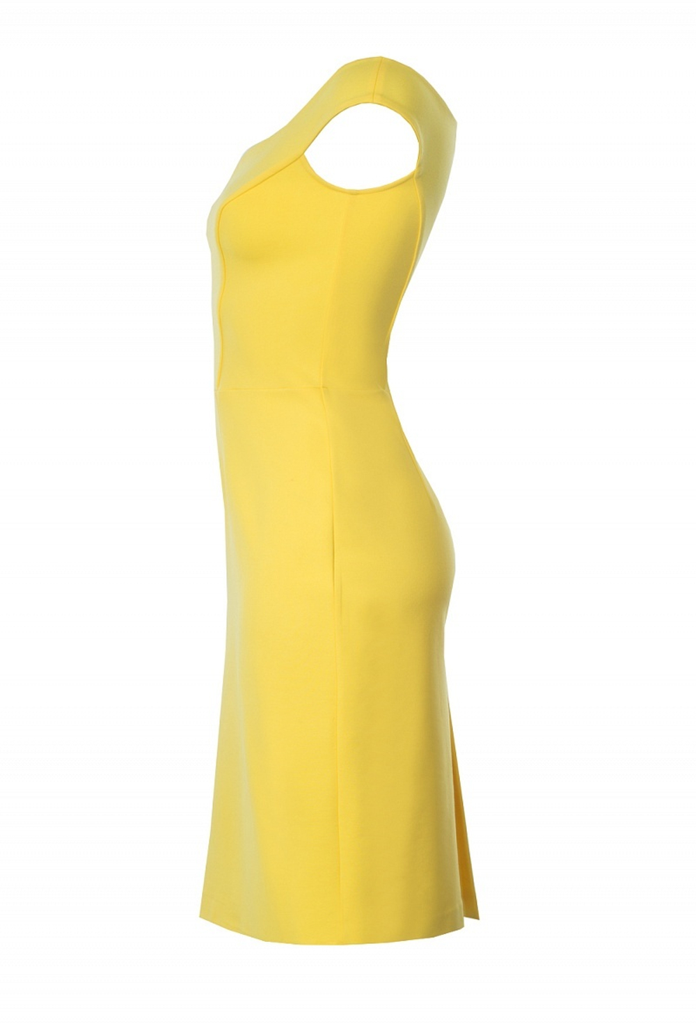 Платье футляр жёлтое 10-17SS