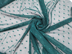 Эластичная сетка, мушки 3 мм, темно-зеленая