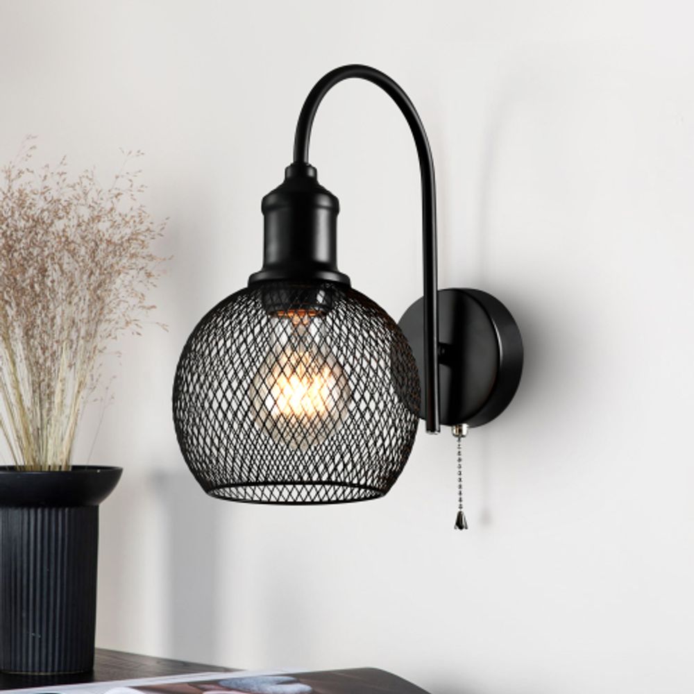 Бра светильник Rivoli   5096-401 настенный 1 х Е27 40 Вт лофт - кантри с выключателем