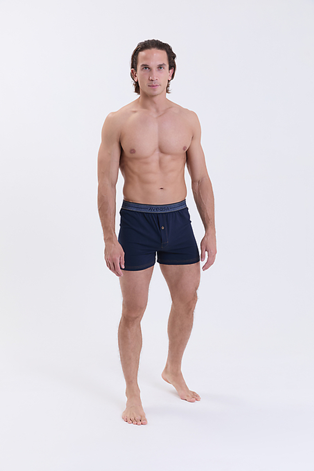 Трусы мужские боксеры темно-синий