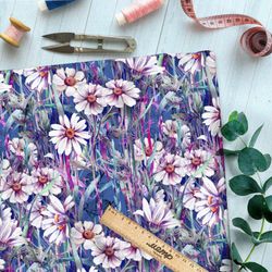 Ткань барби «белые ромашки» клод моне