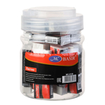 Ластик Basir, прямоугольная форма, белый, 6*2 см