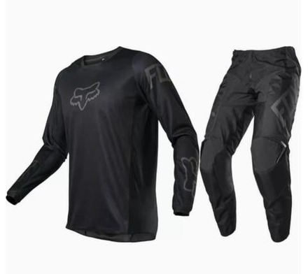 костюм кроссовый Fox style 180 чёрный XL