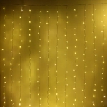 Гирлянда для улицы ЗАНАВЕС «Мерцание» ш3м* в2,5 м 480 ламп LED, белый.пров, 1 реж, IP-65, Теплый белый (возможность соединения)