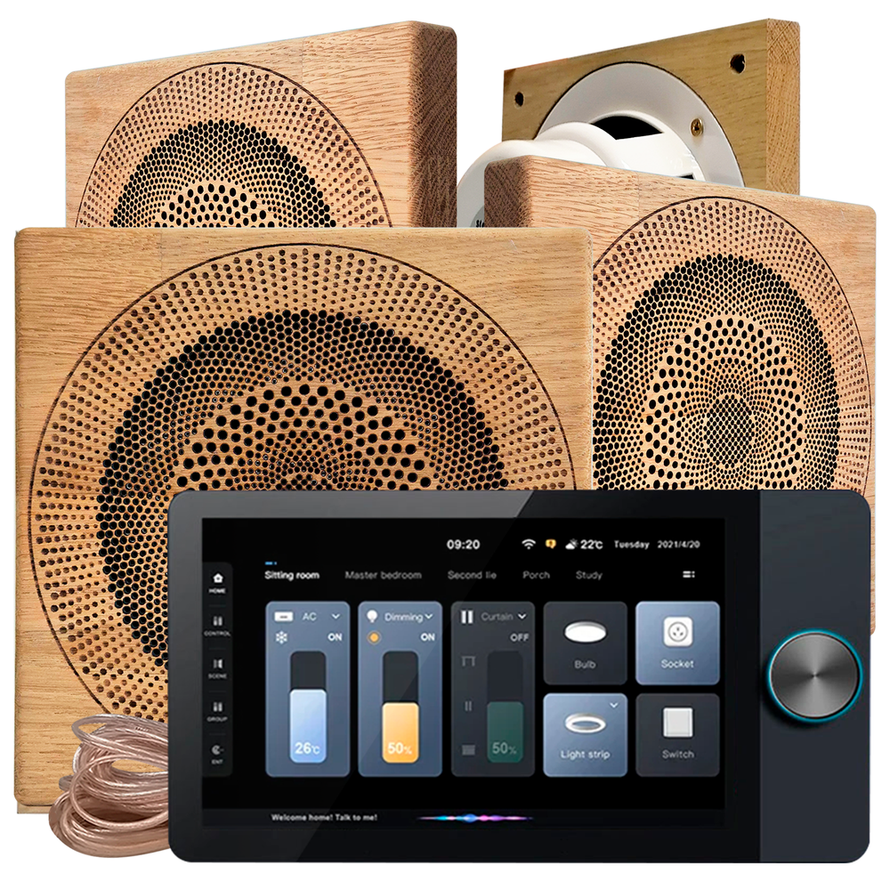 Комплект влагостойкой акустики SMART HOME MUSIC 2.0 - Sauna Square 4