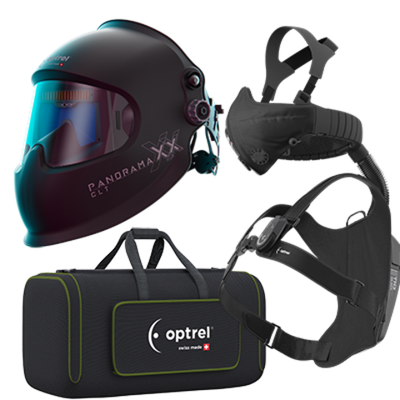 Система защиты органов дыхания в сборе: Panoramaxx clt black + Swiss Air в комплекте с панелью управ